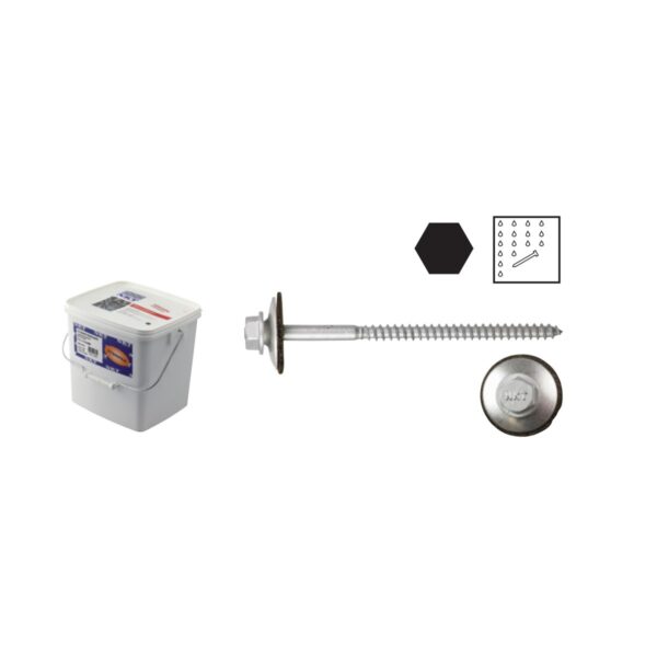 NKT Eternitskruer varmforzinket blanke