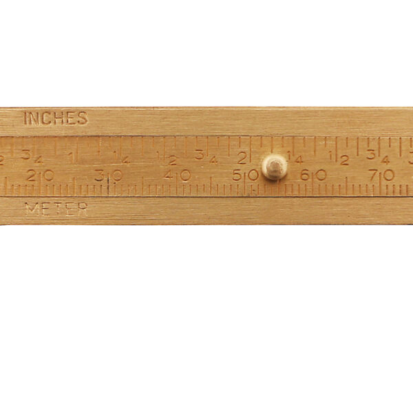 Diesella Messing skydelære 0-100x0,1 mm med 25 mm kæber