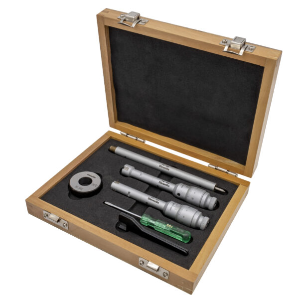 Diesella Indvendig 3-punkt mikrometer 12-20 mm (inkl. kontrolringe og forlænger)
