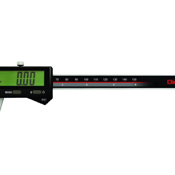Diesella IP67 digital skydelære 0-200x0,01 mm med kæbelængde 50 mm