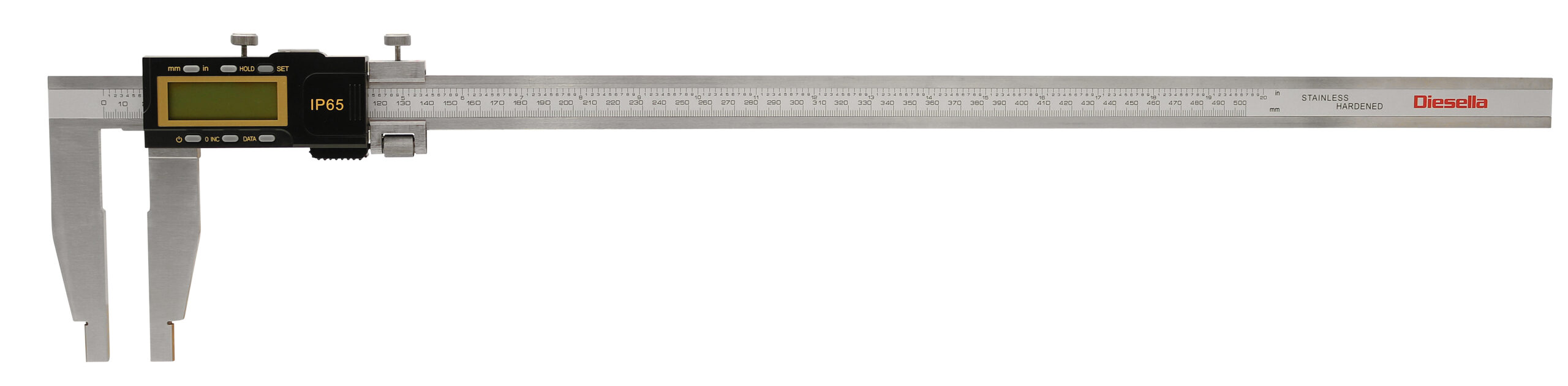 Diesella IP65 Digital værkstedsskydelære 0-1000x0,01 mm med kæbelængde 150 mm