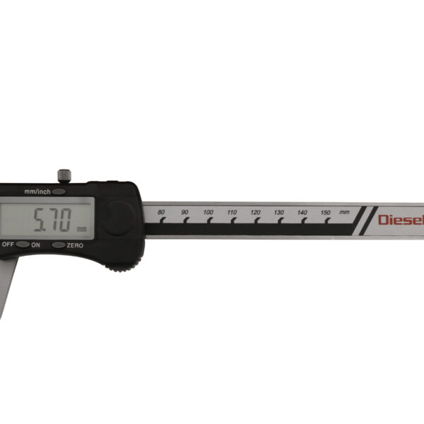 Diesella Digital skydelære 0-150x0,01 mm med hårdmetal måleflader