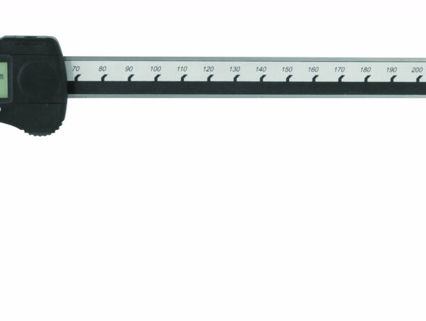 Diesella Digital skydelære 18-200x0,01 mm med lange, smalle kæber