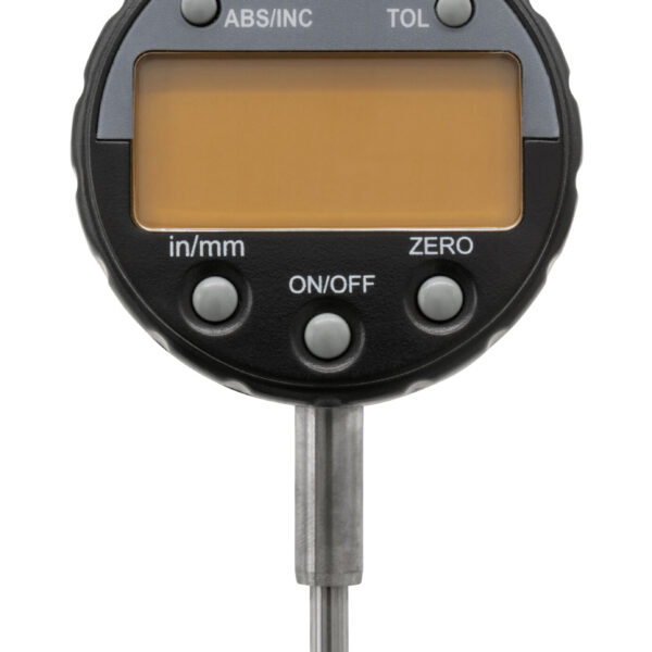 Diesella Digital måleur 25,0 mmx0,01 med orange farvedisplay