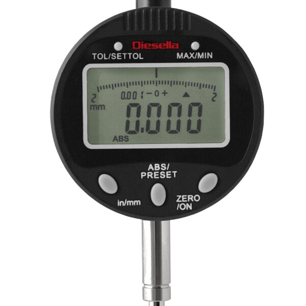 Diesella Digital måleur 12,7 mmx0,001 med TOL-/Min-/Max- funktion