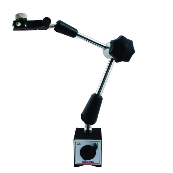 Diesella Magnet målestativ 80 kg m/mekanisk centerspænding On/off magnet