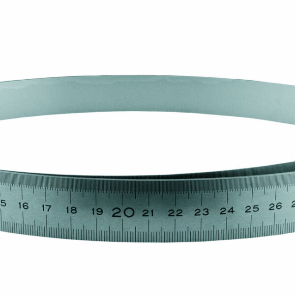 Diesella Stållineal 500x18x0,5 mm Smal og bøjelig med aflæsning højre-mod-venstre