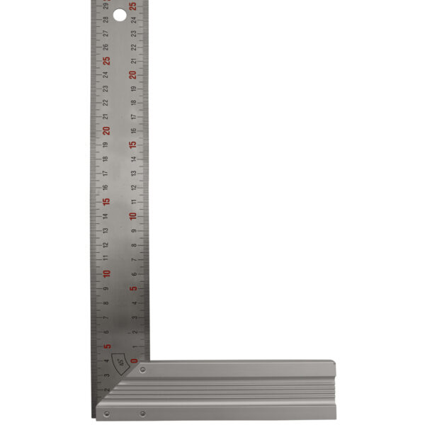 Diesella Snedkervinkel 250x145 mm med kraftig base i aluminium