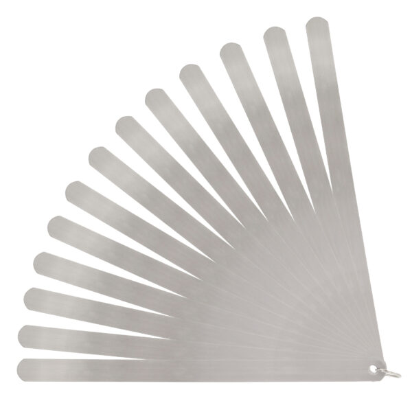 Diesella Søgerblade 0,05-1,00 mm (13 blade) 100 mm (INOX) med cylindrisk afrunding og 13 mm bredde