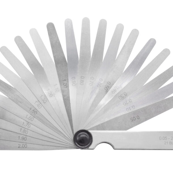 Diesella Søgerblade 0,05-2,00 mm (21 blade) 100 mm med konisk afrunding og 13 mm bredde