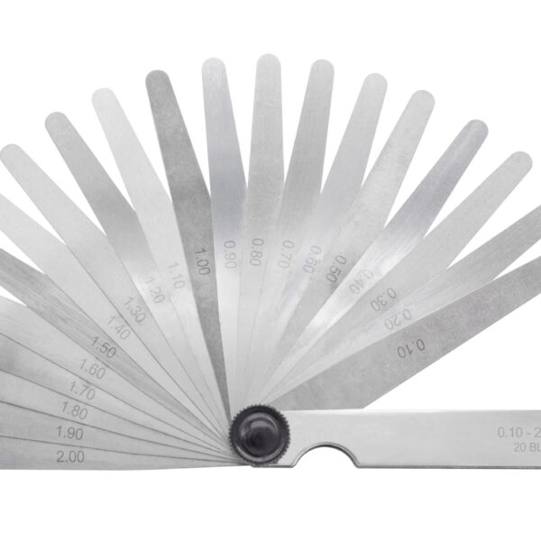 Diesella Søgerblade 0,10-2,00 mm (20 blade) 100 mm konisk afrunding og 10 mm bredde