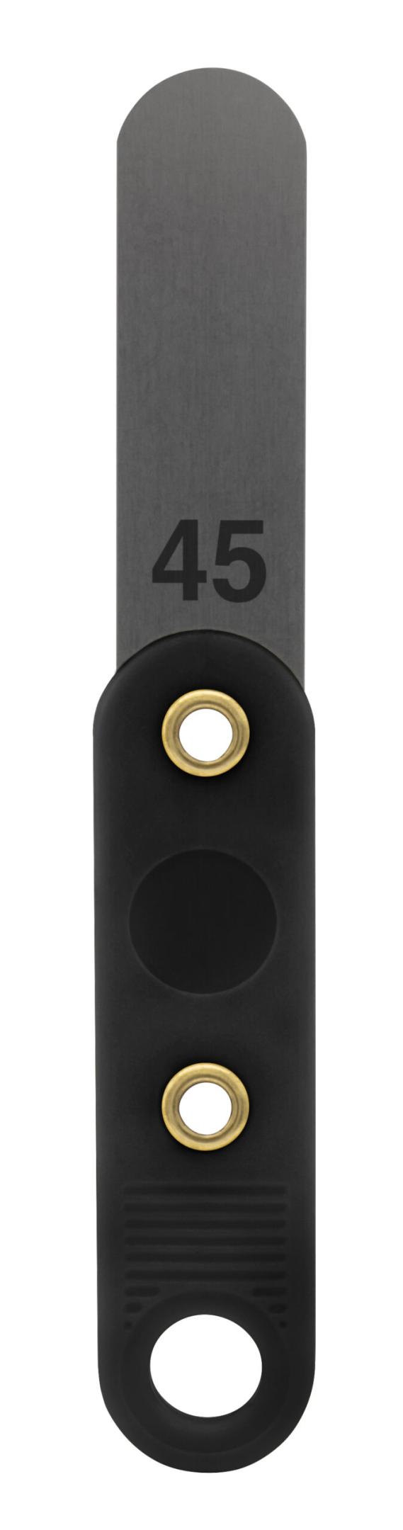 Diesella Søgerblad 0,45 mm med plastik håndtag (sort)