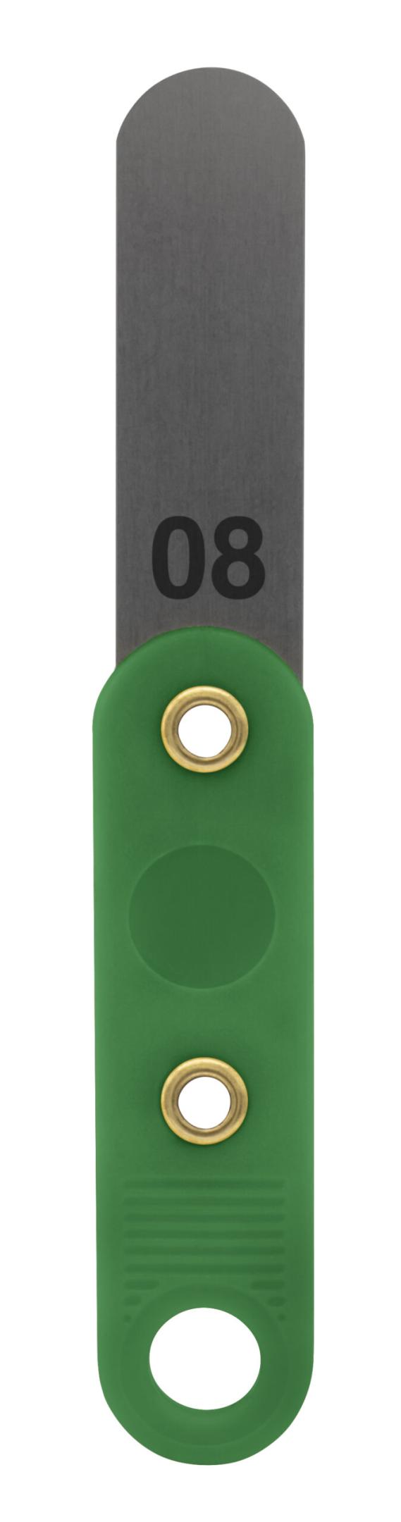 Diesella Søgerblad 0,08 mm med plastik håndtag (mørkegrøn)