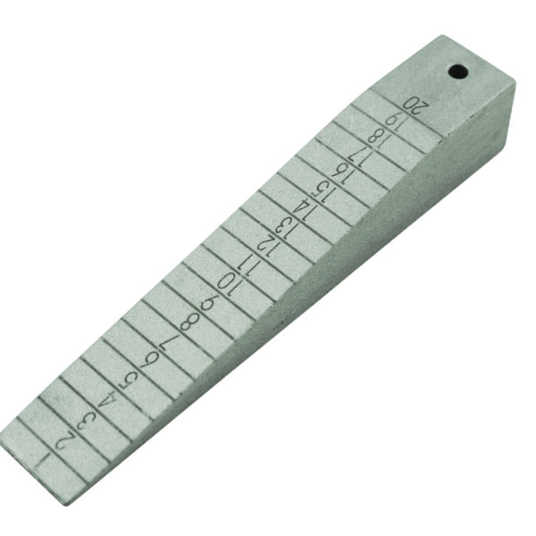 Diesella Flad (RET) Målekile 1-20 mm x1 mm i aluminium