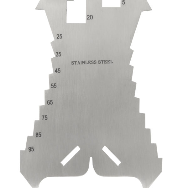 Diesella Ridse skabelon 5-100 mm til zink og kobber