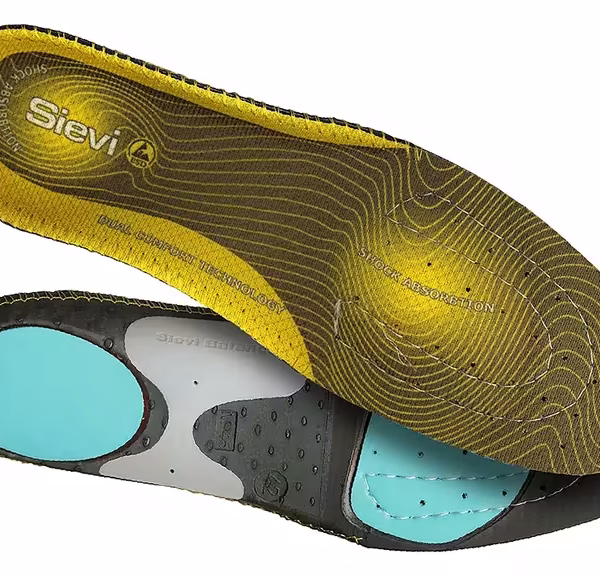 Sievi Indersål high mellem høj gul farve