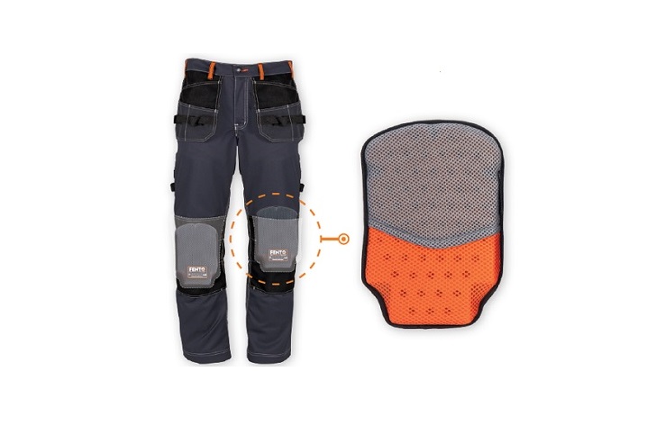 Sammensætning ekskrementer Isse FENTO 100 knæbeskyttere til indstik på arbejdes bukser | HANSEN SEEST -  Værktøjsbutikken