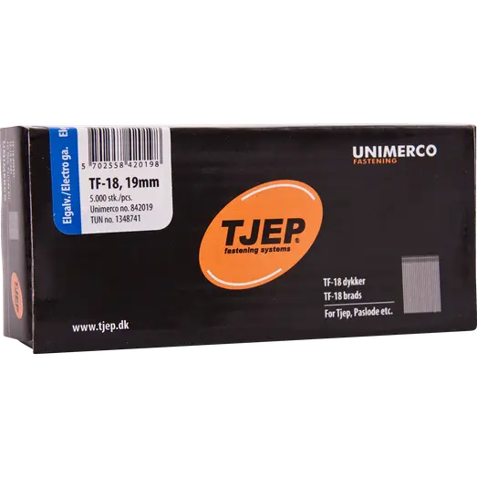 TJEP TF-18 dykker 19mm 5000 stk.